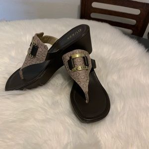 Guess Wedge Flip Flops